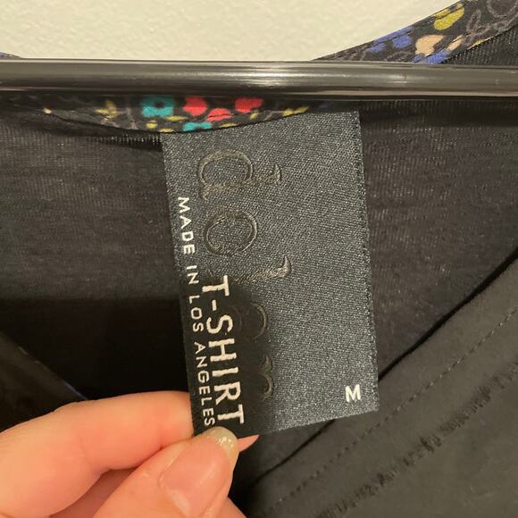 Anthropologie Dolan “tshirt” black cardigan medium - Picture 5 of 8